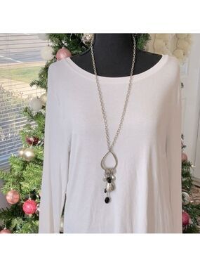 Vintage Long Necklace Tassels Beads